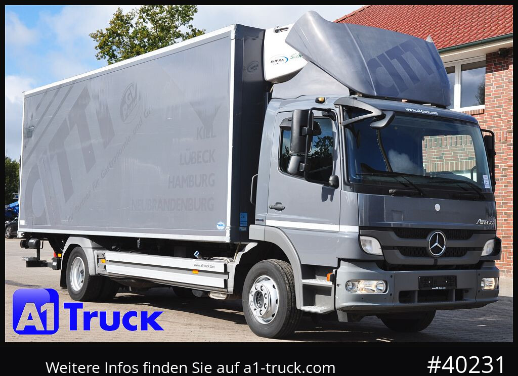 MERCEDES-BENZ Atego 1222, Kühlkoffer, Carrier Supra 850 Mt, LBW - Рефрижератор: фото 1 MERCEDES-BENZ Atego 1222, Kühlkoffer, Carrier Supra 850 Mt, LBW - Рефрижератор: фото 1
