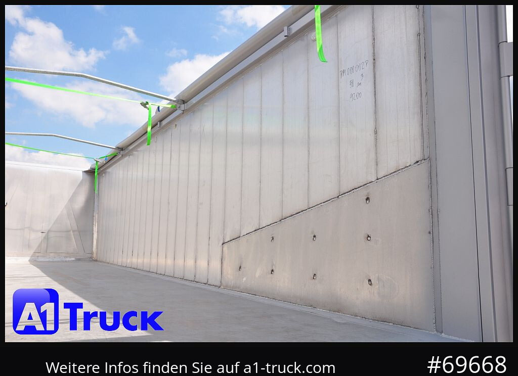 REISCH RHKS, Alu-Kippmulde 50m³, NEU Kombitüren, Alufelgen, Liftachse, - Самосвальный полуприцеп: фото 3 REISCH RHKS, Alu-Kippmulde 50m³, NEU Kombitüren, Alufelgen, Liftachse, - Самосвальный полуприцеп: фото 3