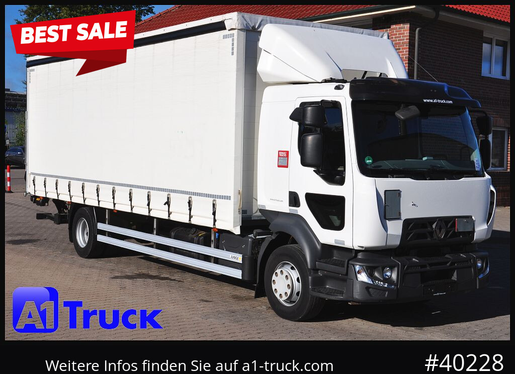 RENAULT D 280,  4x2, Ladebordwand, LBW, TÜV 06/2026 - Тентованный грузовик: фото 1 RENAULT D 280,  4x2, Ladebordwand, LBW, TÜV 06/2026 - Тентованный грузовик: фото 1