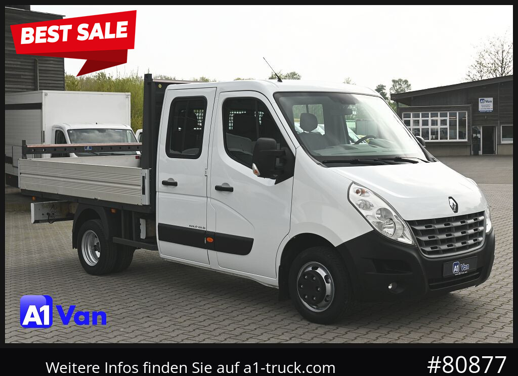 RENAULT Master Pritsche Doka, AHK 3,5Tonnen , Klima, Luftfederung - Малотоннажный бортовой грузовик, Грузопассажирский фургон: фото 1 RENAULT Master Pritsche Doka, AHK 3,5Tonnen , Klima, Luftfederung - Малотоннажный бортовой грузовик, Грузопассажирский фургон: фото 1