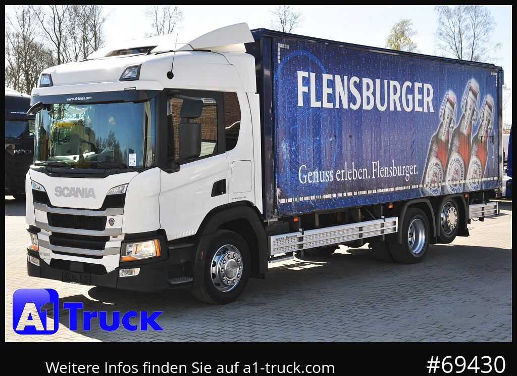 Грузовик для перевозки напитков SCANIA P 320 P 6x2,, Getränke, Lenkachse, LBW: Dhollandia DHLM 30: фото 13