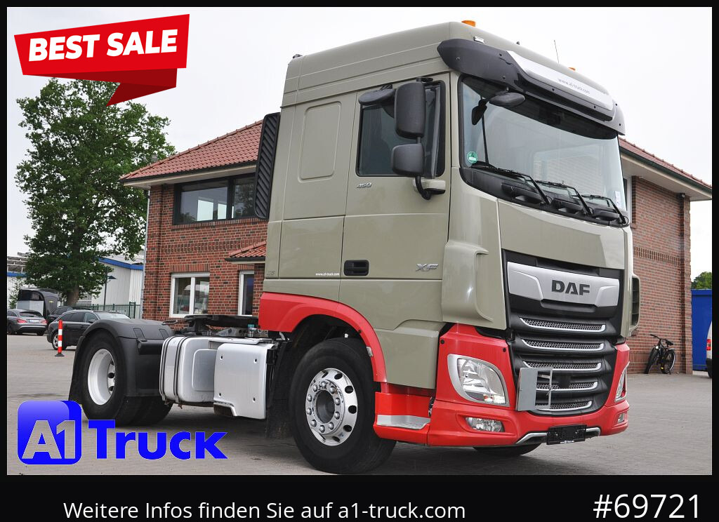 DAF XF 450 FT, Standklima, Hydraulik, - Тягач: фото 1 DAF XF 450 FT, Standklima, Hydraulik, - Тягач: фото 1