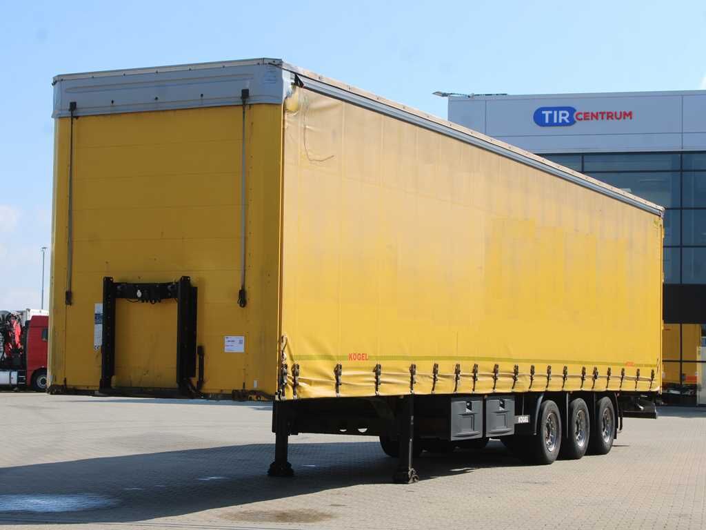 Kögel S 24-1, LOWDECK, LIFTING AXLE, SAF, LIFTING ROOF - Тентованный полуприцеп: фото 1 Kögel S 24-1, LOWDECK, LIFTING AXLE, SAF, LIFTING ROOF - Тентованный полуприцеп: фото 1
