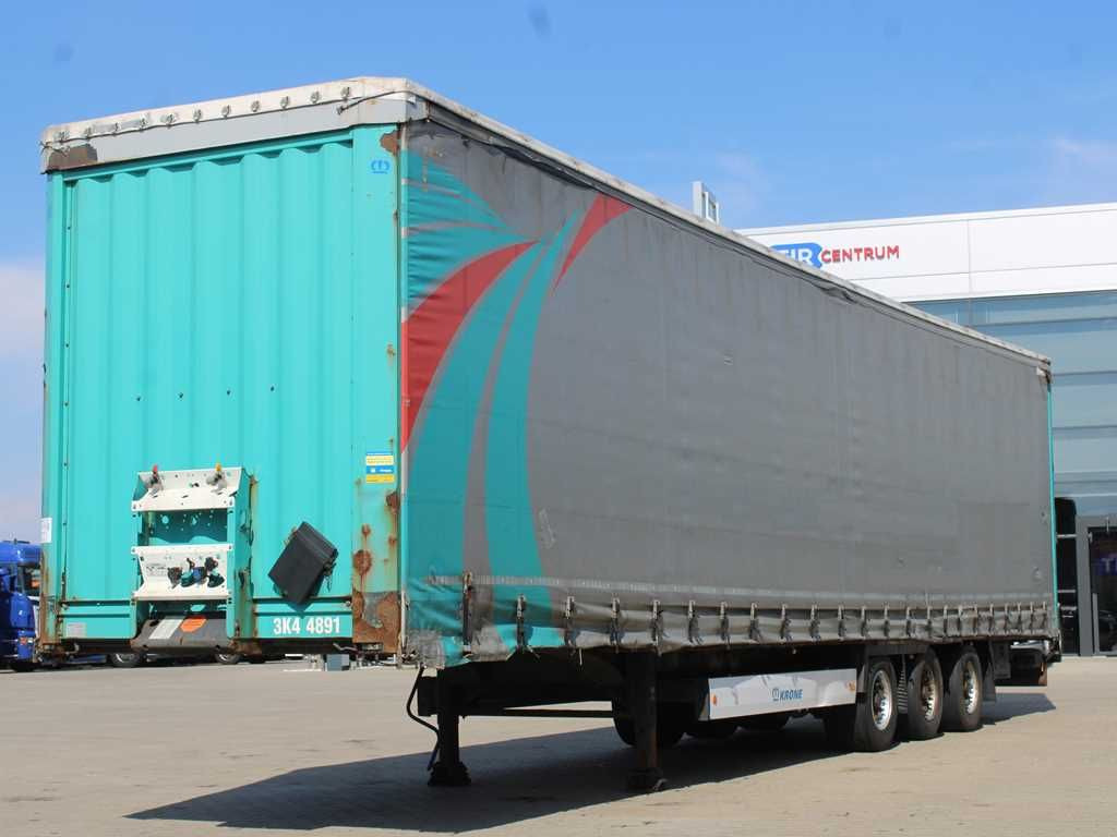 Krone SD 04, LIFTING AXLE, LOWDECK, LIFTING ROOF - Тентованный полуприцеп: фото 1 Krone SD 04, LIFTING AXLE, LOWDECK, LIFTING ROOF - Тентованный полуприцеп: фото 1