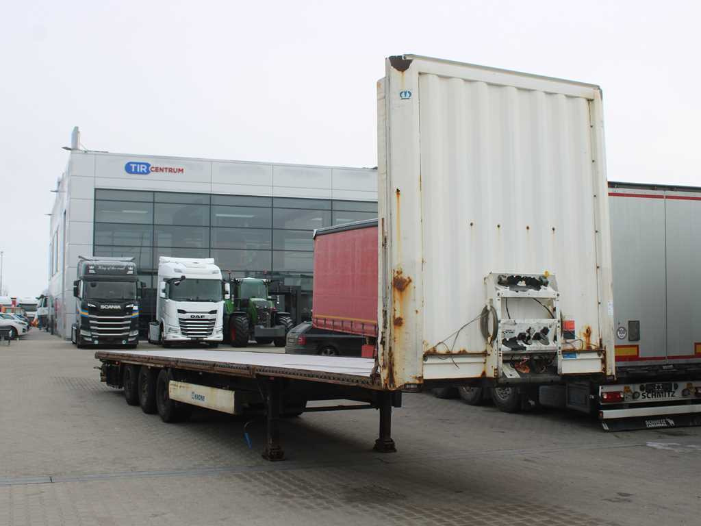 Krone SD, LIFTING AXLE, MULTILOCK - Полуприцеп бортовой/ Платформа: фото 3 Krone SD, LIFTING AXLE, MULTILOCK - Полуприцеп бортовой/ Платформа: фото 3