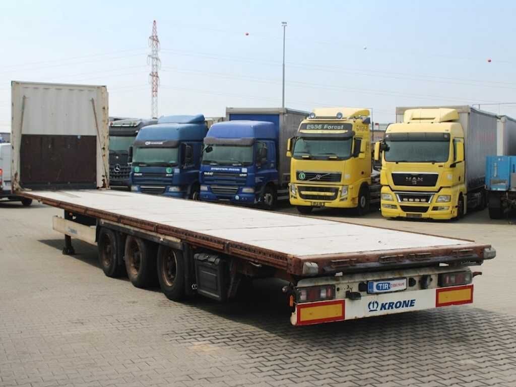 Krone SD, LIFTING AXLE, MULTILOCK, LOWDECK - Полуприцеп бортовой/ Платформа: фото 5 Krone SD, LIFTING AXLE, MULTILOCK, LOWDECK - Полуприцеп бортовой/ Платформа: фото 5