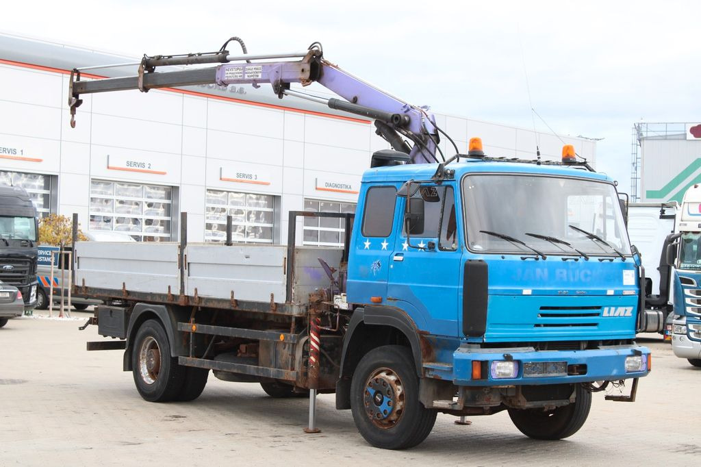 LIAZ 18.23,CRANE NJ SR-70 PT,BEACONS - Грузовик бортовой/ Платформа, Автоманипулятор: фото 2 LIAZ 18.23,CRANE NJ SR-70 PT,BEACONS - Грузовик бортовой/ Платформа, Автоманипулятор: фото 2