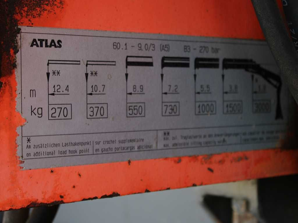 Mercedes-Benz Actros 1523, CRANE ATLAS 60.1, THREESSIDED в лизинг Mercedes-Benz Actros 1523, CRANE ATLAS 60.1, THREESSIDED: фото 8