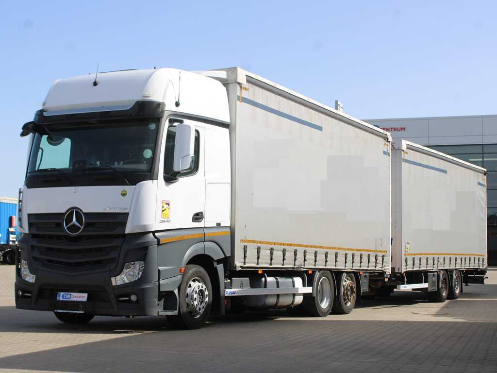 Mercedes-Benz Actros 2542, 6X2, EURO 6, AIR SUSPENSION + PANAV TV018H - Тентованный грузовик: фото 1 Mercedes-Benz Actros 2542, 6X2, EURO 6, AIR SUSPENSION + PANAV TV018H - Тентованный грузовик: фото 1