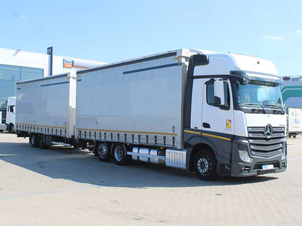 Mercedes-Benz Actros 2542, 6X2, EURO 6 + PANAV TV018H - Тентованный грузовик: фото 2 Mercedes-Benz Actros 2542, 6X2, EURO 6 + PANAV TV018H - Тентованный грузовик: фото 2