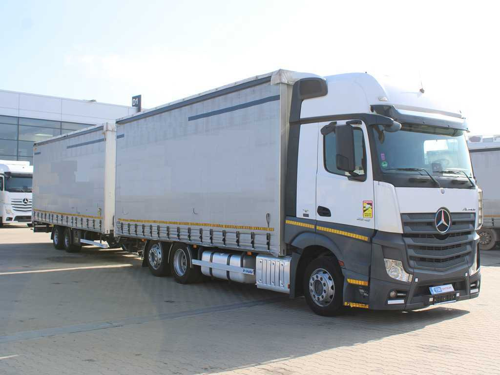 Mercedes-Benz Actros 2542, EURO 6, 6X2, AIR SUSPENSION + PANAV TV018M - Тентованный грузовик: фото 3 Mercedes-Benz Actros 2542, EURO 6, 6X2, AIR SUSPENSION + PANAV TV018M - Тентованный грузовик: фото 3