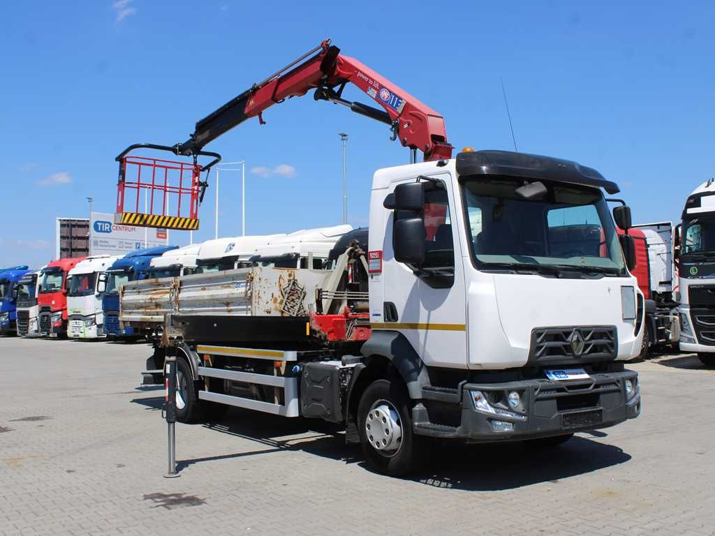 Renault D16, CRANE HMF 1130K- RC+ PLATFORM, PARKING CAM. - Крюковой мультилифт, Автоманипулятор: фото 2 Renault D16, CRANE HMF 1130K- RC+ PLATFORM, PARKING CAM. - Крюковой мультилифт, Автоманипулятор: фото 2