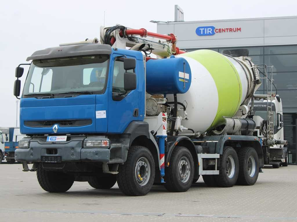 Renault KERAX 420, EURO 3, 7m3, 8X4, CIFA MAGNUM MK 24.4 - Автобетононасос-смеситель: фото 1 Renault KERAX 420, EURO 3, 7m3, 8X4, CIFA MAGNUM MK 24.4 - Автобетононасос-смеситель: фото 1