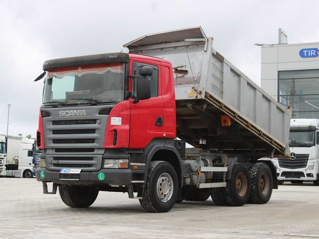 Самосвал Scania R 420 CB 6X4 ,THREE-SIDED,EURO 4,RETARDER,13m³: фото 1