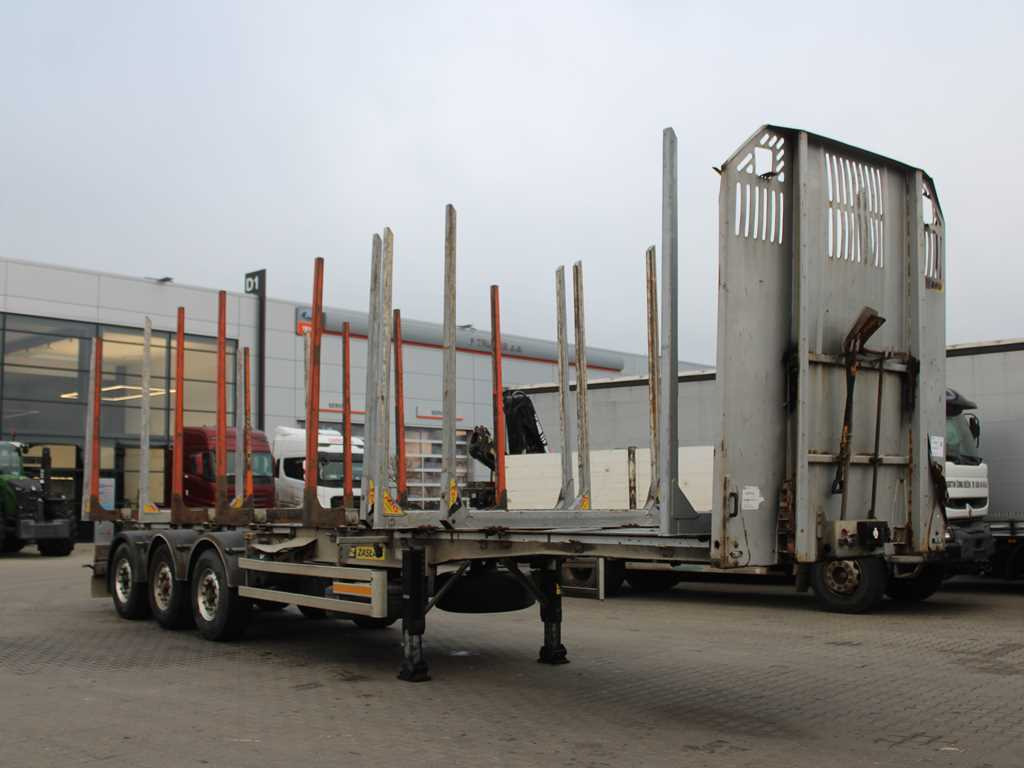 ZASŁAW D-651A, 2x LIFTING AXLE - Полуприцеп лесовоз: фото 2 ZASŁAW D-651A, 2x LIFTING AXLE - Полуприцеп лесовоз: фото 2