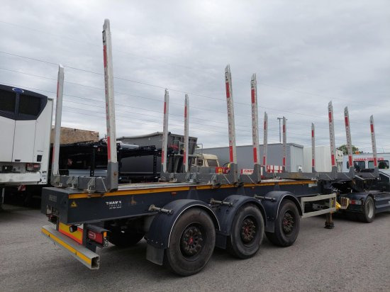 DOLL Holzauflieger H3S-12, Tydraul , Langholz, 2+4 verstellbare Rungenpaare, Langholz, Liftachse, - Полуприцеп лесовоз: фото 4 DOLL Holzauflieger H3S-12, Tydraul , Langholz, 2+4 verstellbare Rungenpaare, Langholz, Liftachse, - Полуприцеп лесовоз: фото 4