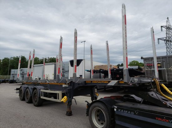 DOLL Holzauflieger H3S-12, Tydraul , Langholz, 2+4 verstellbare Rungenpaare, Langholz, Liftachse, - Полуприцеп лесовоз: фото 5 DOLL Holzauflieger H3S-12, Tydraul , Langholz, 2+4 verstellbare Rungenpaare, Langholz, Liftachse, - Полуприцеп лесовоз: фото 5