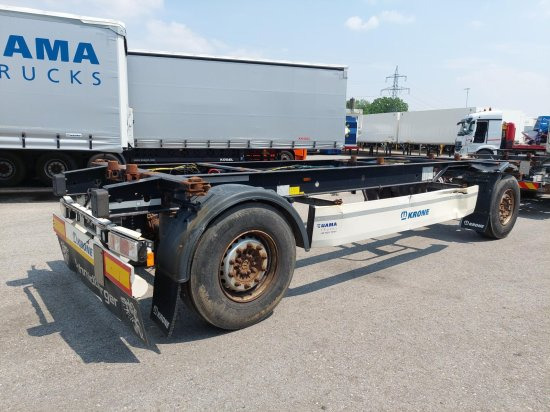Krone AZ 18, Standard-Lafette Krone-Achsen, - Прицеп-контейнеровоз/ Сменный кузов: фото 2 Krone AZ 18, Standard-Lafette Krone-Achsen, - Прицеп-контейнеровоз/ Сменный кузов: фото 2