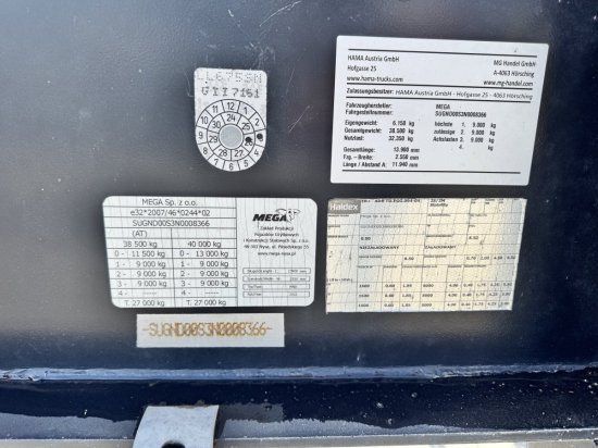 Полуприцеп лесовоз MEGA TIMBER LONG Holzauflieger 6 Rungenpaare: фото 9