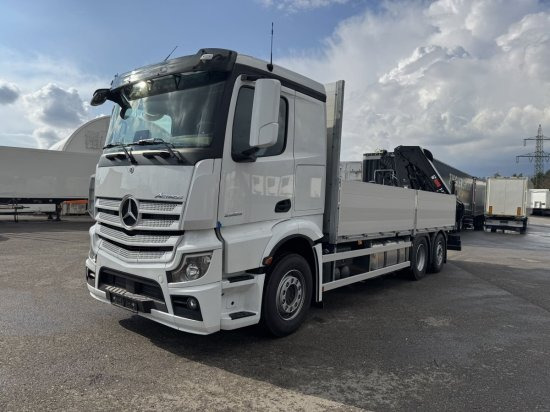 Mercedes-Benz Actros 2653, Retarder, Pritsche, Hiab Hipro 232 ES5 - Грузовик бортовой/ Платформа, Автоманипулятор: фото 3 Mercedes-Benz Actros 2653, Retarder, Pritsche, Hiab Hipro 232 ES5 - Грузовик бортовой/ Платформа, Автоманипулятор: фото 3