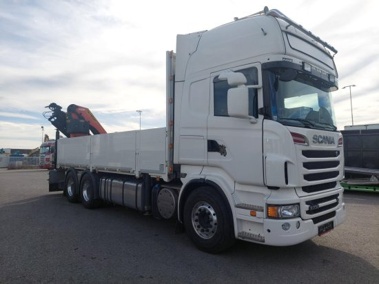 Scania R730 6x4 Pritsche, Voll-Luft Palfinger PK27002 Kran Retarder, Alu-Felgen, - Грузовик бортовой/ Платформа, Автоманипулятор: фото 3 Scania R730 6x4 Pritsche, Voll-Luft Palfinger PK27002 Kran Retarder, Alu-Felgen, - Грузовик бортовой/ Платформа, Автоманипулятор: фото 3