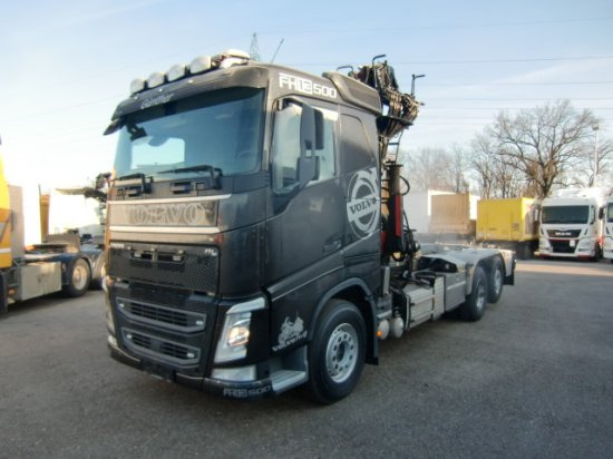 Volvo FH 500 6x2, Schrottkran, Waage, E6, Liftachse - Крюковой мультилифт, Автоманипулятор: фото 1 Volvo FH 500 6x2, Schrottkran, Waage, E6, Liftachse - Крюковой мультилифт, Автоманипулятор: фото 1