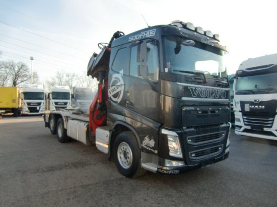 Volvo FH 500 6x2, Schrottkran, Waage, E6, Liftachse - Крюковой мультилифт, Автоманипулятор: фото 3 Volvo FH 500 6x2, Schrottkran, Waage, E6, Liftachse - Крюковой мультилифт, Автоманипулятор: фото 3
