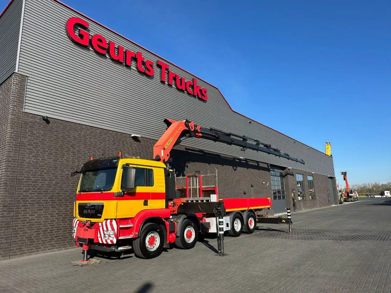 MAN MAURER TGS 35.480 8X4H-6 BL MET PALFINGER PK9200 - Автоманипулятор: фото 2 MAN MAURER TGS 35.480 8X4H-6 BL MET PALFINGER PK9200 - Автоманипулятор: фото 2