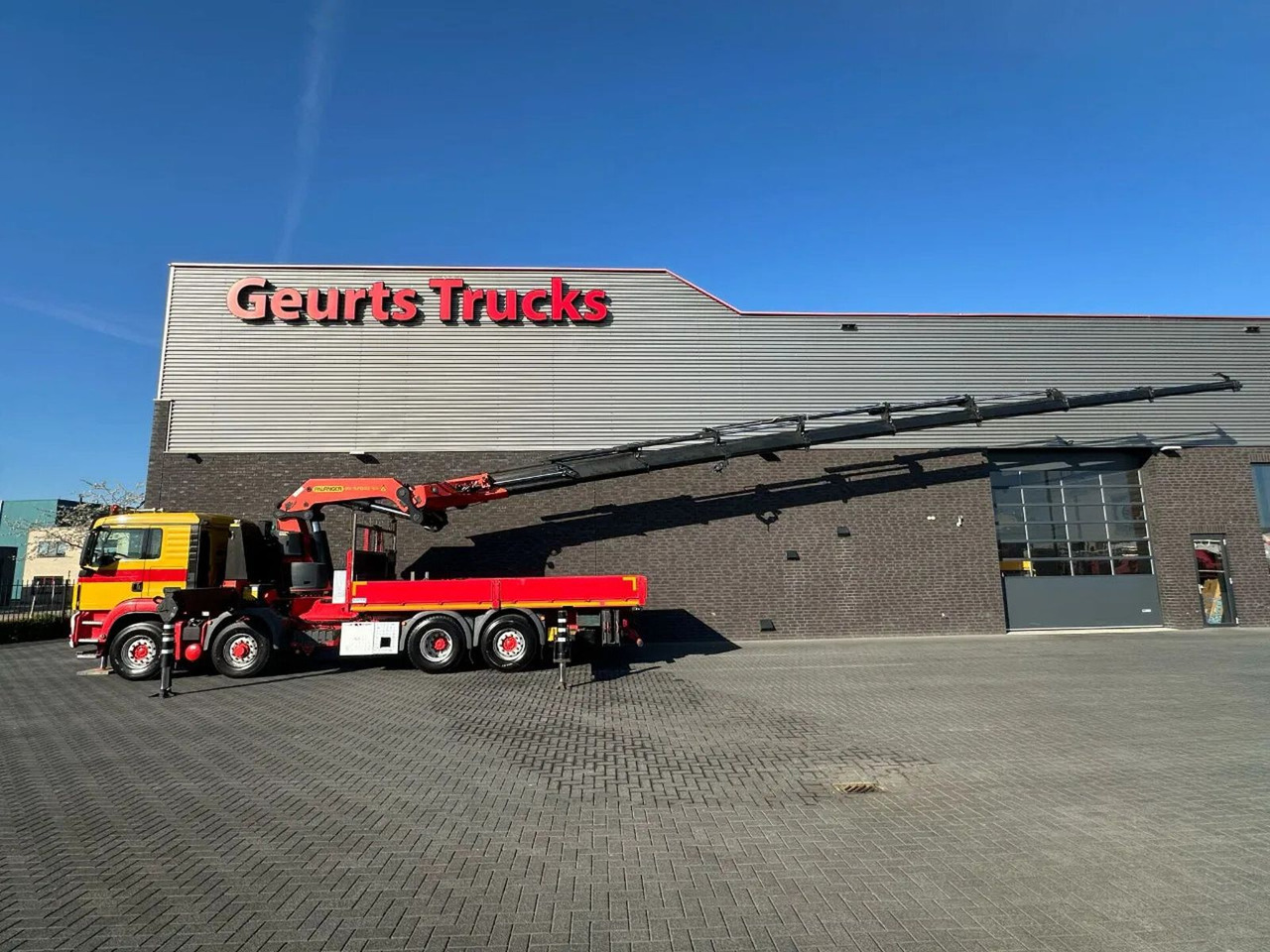 MAN MAURER TGS 35.480 8X4H-6 BL MET PALFINGER PK9200 - Автоманипулятор: фото 4 MAN MAURER TGS 35.480 8X4H-6 BL MET PALFINGER PK9200 - Автоманипулятор: фото 4