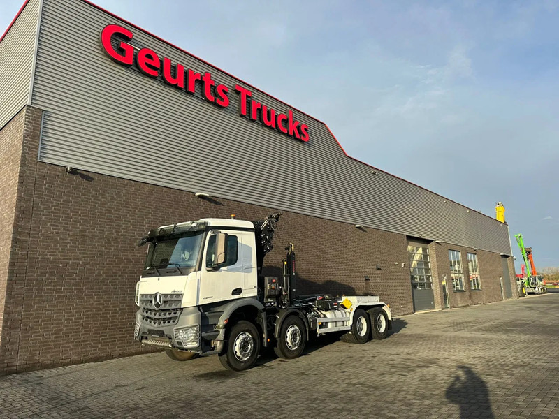 Крюковой мультилифт Mercedes-Benz AROCS 4148 8X4 MET MULTILIFT ULT T 21 S51 HAAKARMSYSTEEM + HIAB X-HIPRO 232 E-6 KRAAN/CRANE/KRAN/GRUA: фото 10