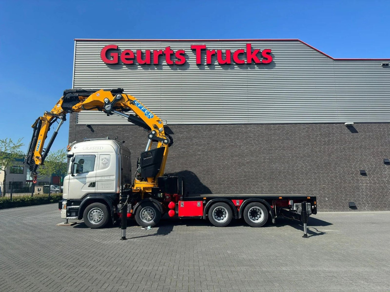 Scania G450 8X4 + EFFER 1255/8S + JIB 6S HD KRAAN/KRAN/ - Автоманипулятор: фото 5 Scania G450 8X4 + EFFER 1255/8S + JIB 6S HD KRAAN/KRAN/ - Автоманипулятор: фото 5