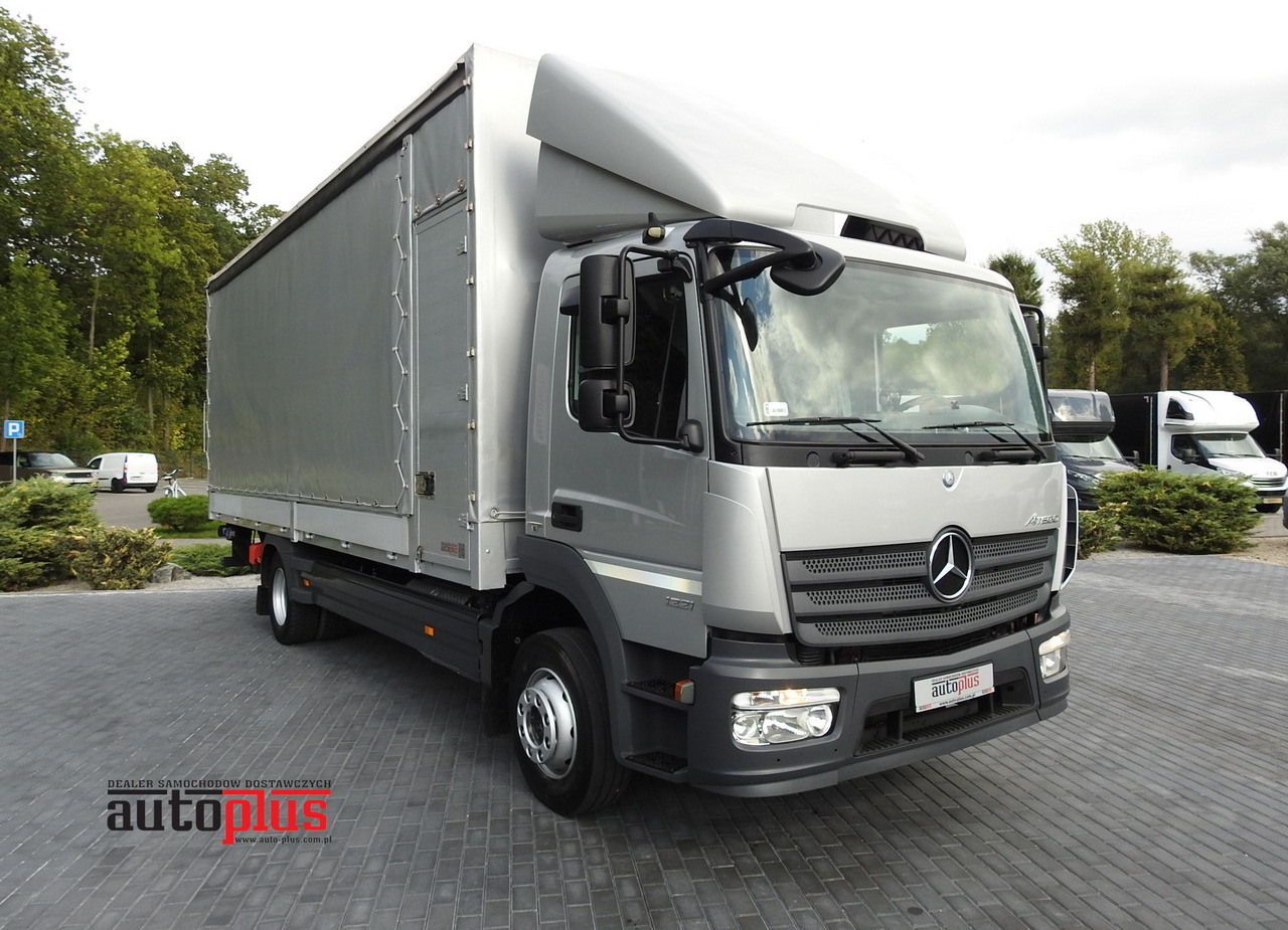 MERCEDES ATEGO 1221 TARPAULIN LIFT 16 PALLETS WEBASTO AIR CONDITIONING PNEUMATICS TWIN WHEELS 230HP - Тентованный фургон: фото 1 MERCEDES ATEGO 1221 TARPAULIN LIFT 16 PALLETS WEBASTO AIR CONDITIONING PNEUMATICS TWIN WHEELS 230HP - Тентованный фургон: фото 1