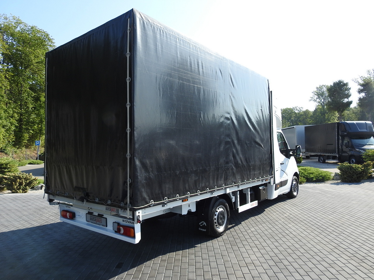 OPEL MOVANO TARPAULIN 8 PALLETS WEBASTO CRUISE CONTROL AIR CONDITIONING LED LIGHTS PNEUMATICS  165HP - Тентованный фургон: фото 3 OPEL MOVANO TARPAULIN 8 PALLETS WEBASTO CRUISE CONTROL AIR CONDITIONING LED LIGHTS PNEUMATICS  165HP - Тентованный фургон: фото 3