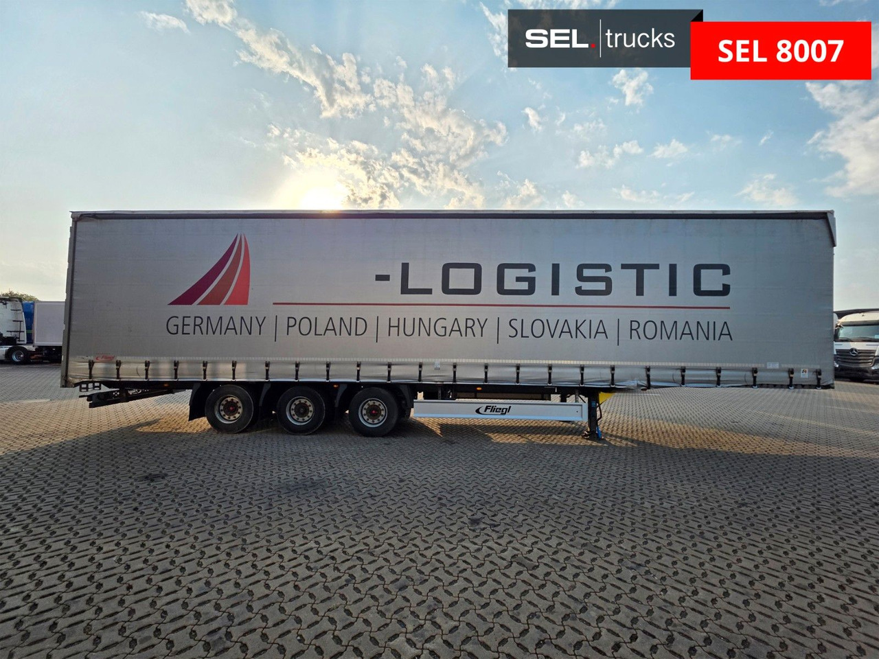 Fliegl SDS01 / Hubdach / EDSCHA / Mega / Liftachse - Тентованный полуприцеп: фото 4 Fliegl SDS01 / Hubdach / EDSCHA / Mega / Liftachse - Тентованный полуприцеп: фото 4