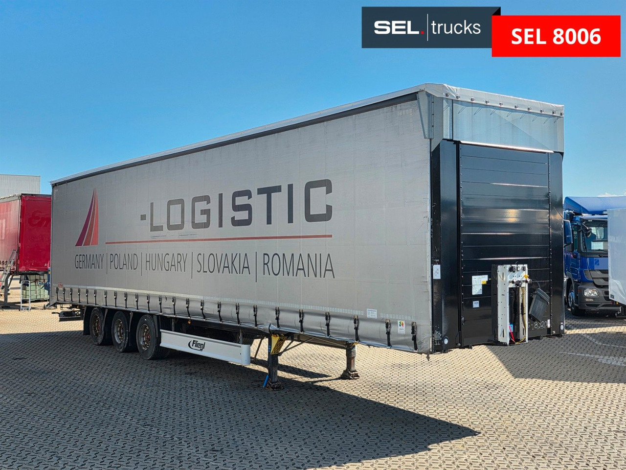 Fliegl SDS01 / Hubdach / EDSCHA / Mega / Liftachse - Тентованный полуприцеп: фото 3 Fliegl SDS01 / Hubdach / EDSCHA / Mega / Liftachse - Тентованный полуприцеп: фото 3