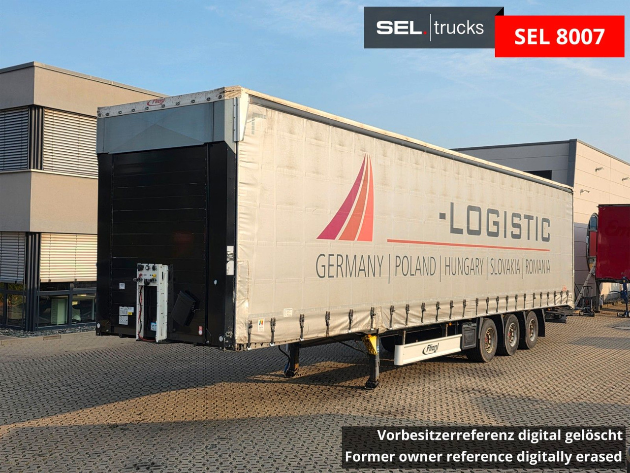 Fliegl SDS01 / Hubdach / EDSCHA / Mega / Liftachse - Тентованный полуприцеп: фото 1 Fliegl SDS01 / Hubdach / EDSCHA / Mega / Liftachse - Тентованный полуприцеп: фото 1