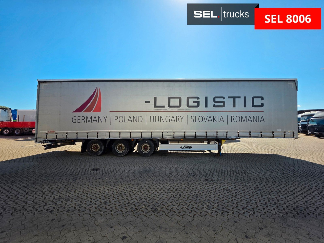 Fliegl SDS01 / Hubdach / EDSCHA / Mega / Liftachse - Тентованный полуприцеп: фото 4 Fliegl SDS01 / Hubdach / EDSCHA / Mega / Liftachse - Тентованный полуприцеп: фото 4