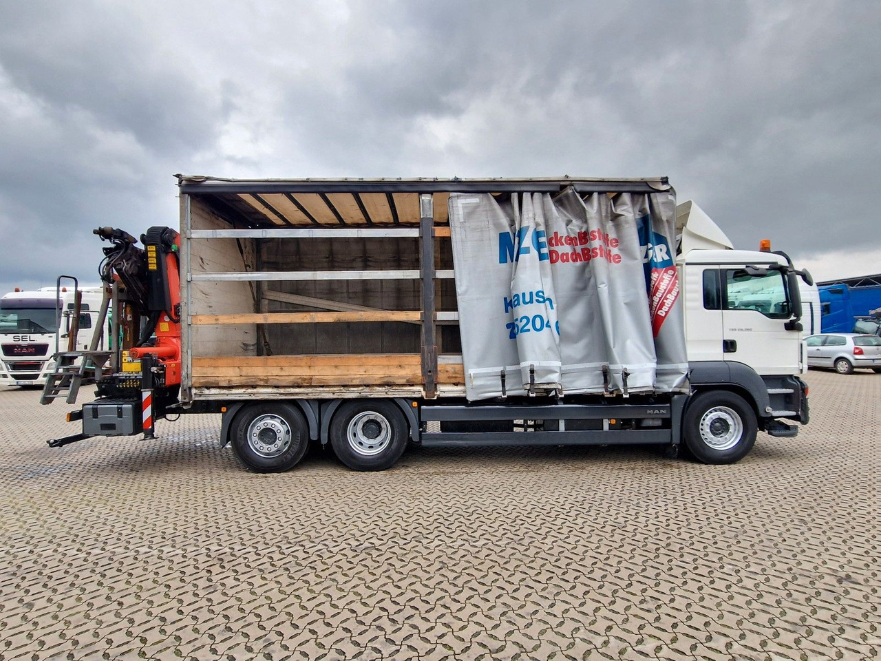 Автоманипулятор, Тентованный грузовик MAN TGS 26.360 / Palfinger PK 22002EH / Lenkachse MAN TGS 26.360 / Palfinger PK 22002EH / Lenkachse: фото 12