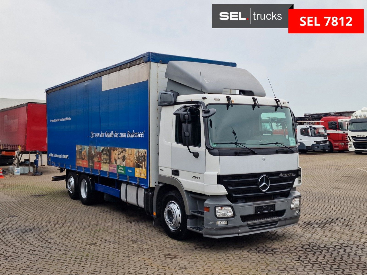 Mercedes-Benz Actros 2541 / Lenkachse / Liftachse / V6 - Тентованный грузовик: фото 3 Mercedes-Benz Actros 2541 / Lenkachse / Liftachse / V6 - Тентованный грузовик: фото 3