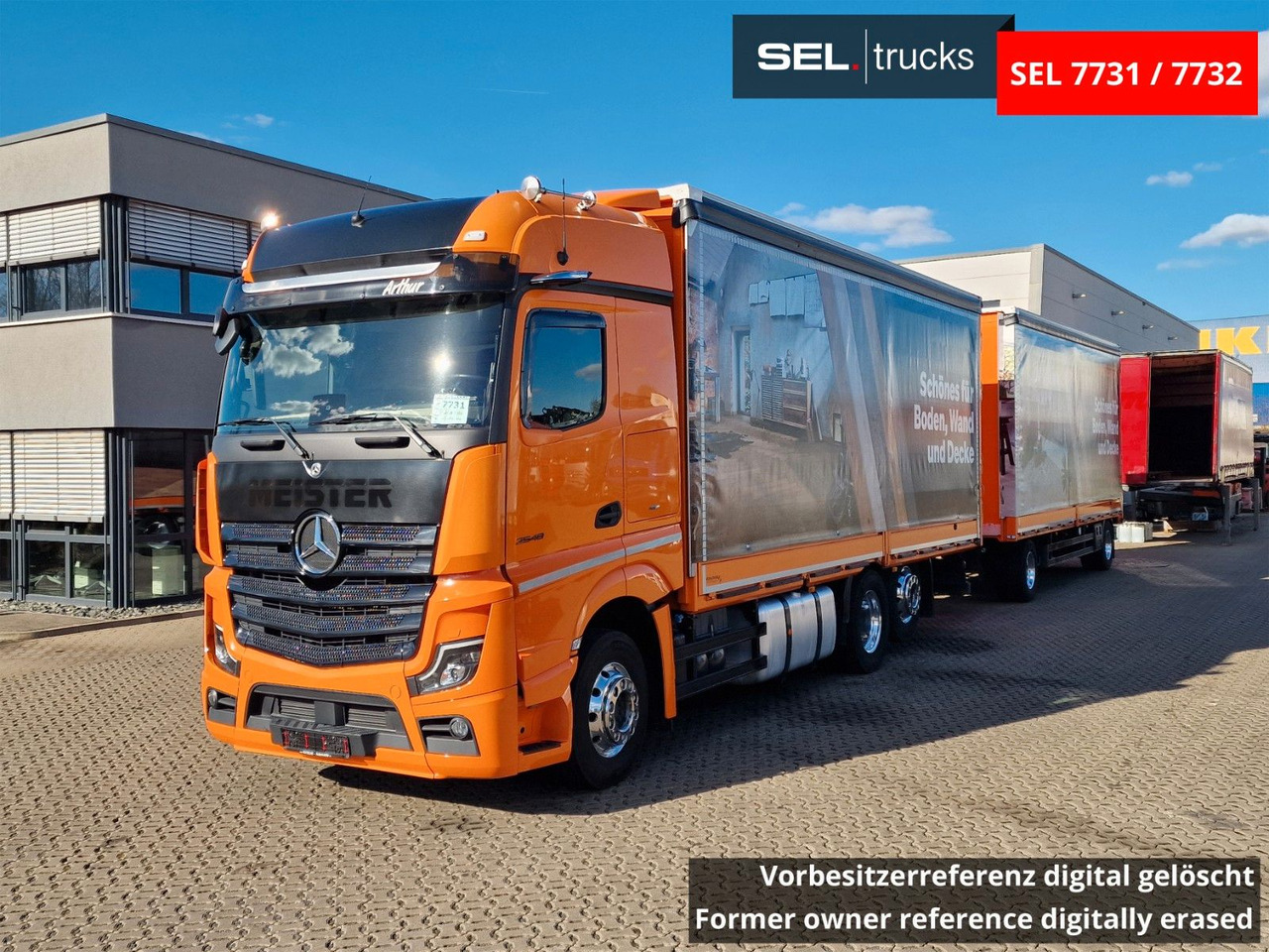 Mercedes-Benz Actros 2548 / Retarder / Aluklappen / 6E - Тентованный грузовик: фото 1 Mercedes-Benz Actros 2548 / Retarder / Aluklappen / 6E - Тентованный грузовик: фото 1