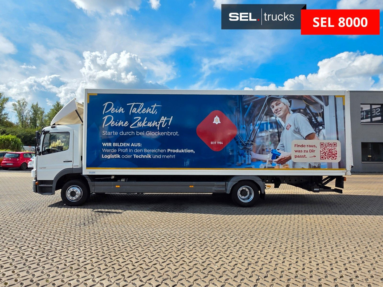 Mercedes-Benz Atego 1218 / Ladebordwand - Грузовик с закрытым кузовом: фото 2 Mercedes-Benz Atego 1218 / Ladebordwand - Грузовик с закрытым кузовом: фото 2