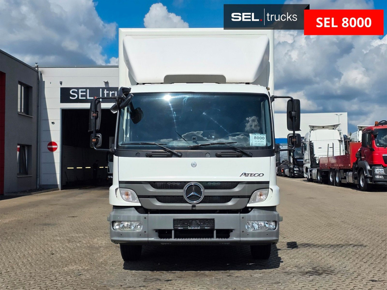 Mercedes-Benz Atego 1218 / Ladebordwand - Грузовик с закрытым кузовом: фото 2 Mercedes-Benz Atego 1218 / Ladebordwand - Грузовик с закрытым кузовом: фото 2
