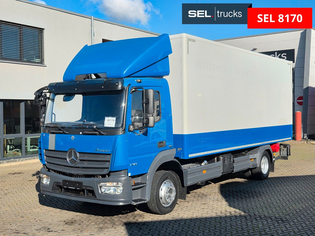 Mercedes-Benz Atego 1218 / Ladebordwand - Грузовик с закрытым кузовом: фото 1 Mercedes-Benz Atego 1218 / Ladebordwand - Грузовик с закрытым кузовом: фото 1