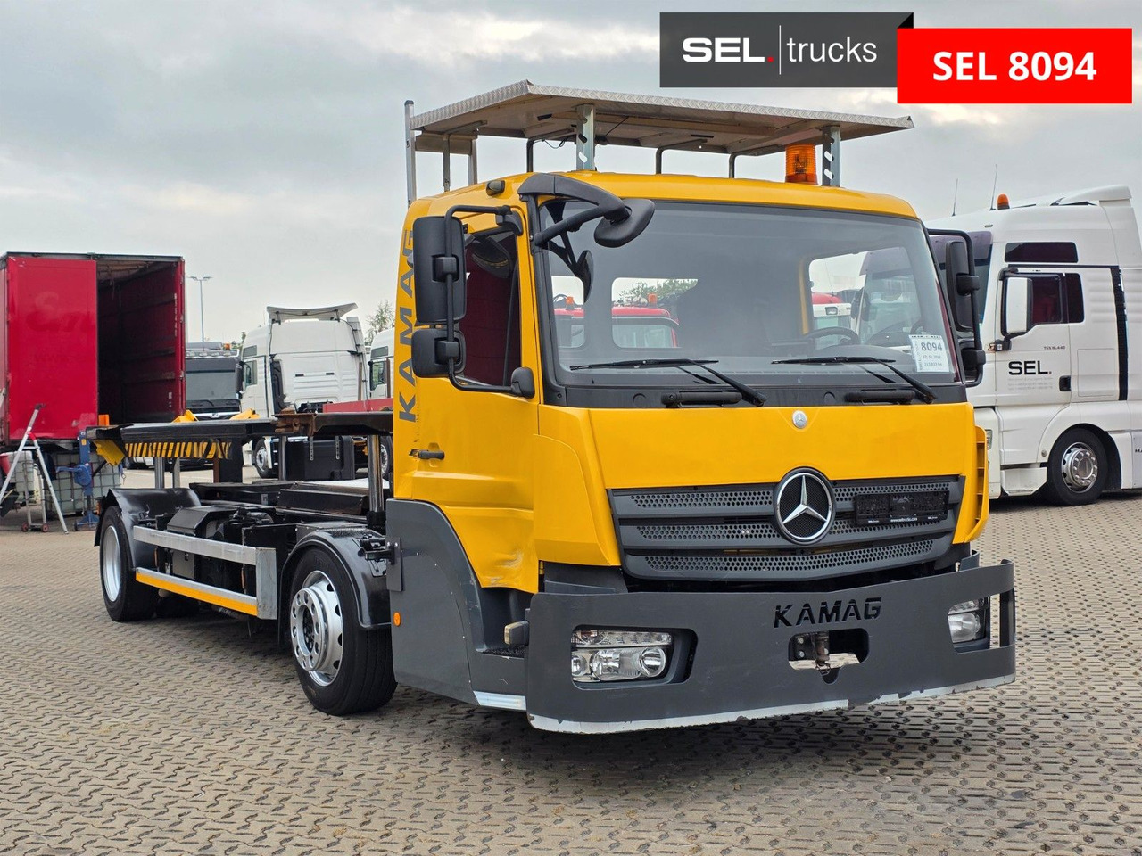 Mercedes-Benz Kamag WBH 25 / Umsetzer Sattelplatte - Грузовик-контейнеровоз/ Сменный кузов: фото 3 Mercedes-Benz Kamag WBH 25 / Umsetzer Sattelplatte - Грузовик-контейнеровоз/ Сменный кузов: фото 3