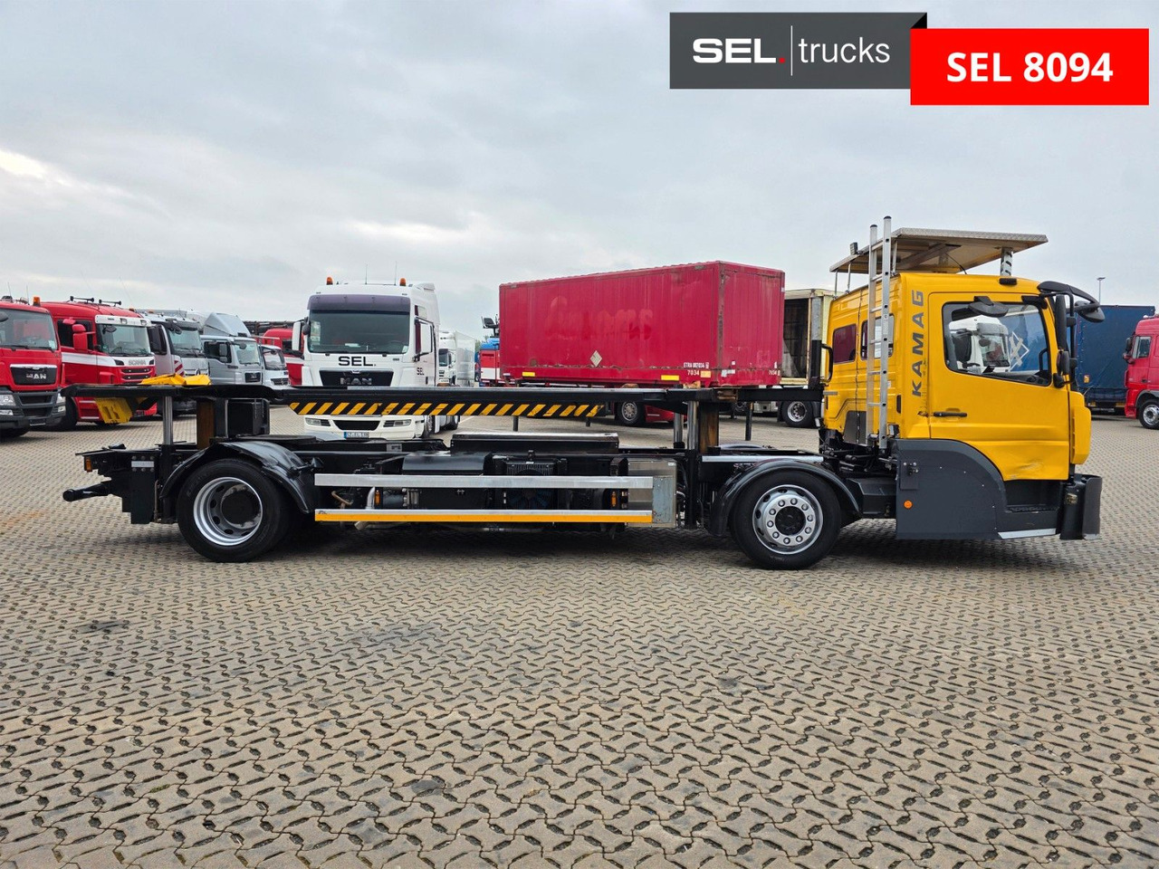 Mercedes-Benz Kamag WBH 25 / Umsetzer Sattelplatte - Грузовик-контейнеровоз/ Сменный кузов: фото 4 Mercedes-Benz Kamag WBH 25 / Umsetzer Sattelplatte - Грузовик-контейнеровоз/ Сменный кузов: фото 4