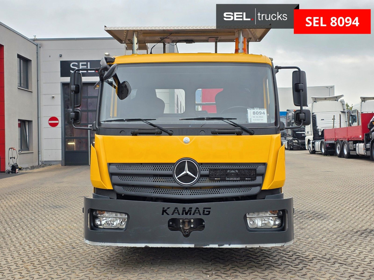 Mercedes-Benz Kamag WBH 25 / Umsetzer Sattelplatte - Грузовик-контейнеровоз/ Сменный кузов: фото 2 Mercedes-Benz Kamag WBH 25 / Umsetzer Sattelplatte - Грузовик-контейнеровоз/ Сменный кузов: фото 2
