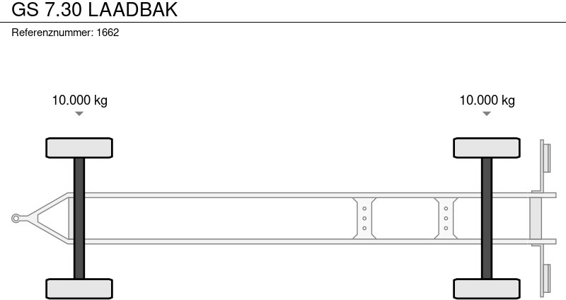 Прицеп-контейнеровоз/ Сменный кузов GS 7.30 LAADBAK: фото 12