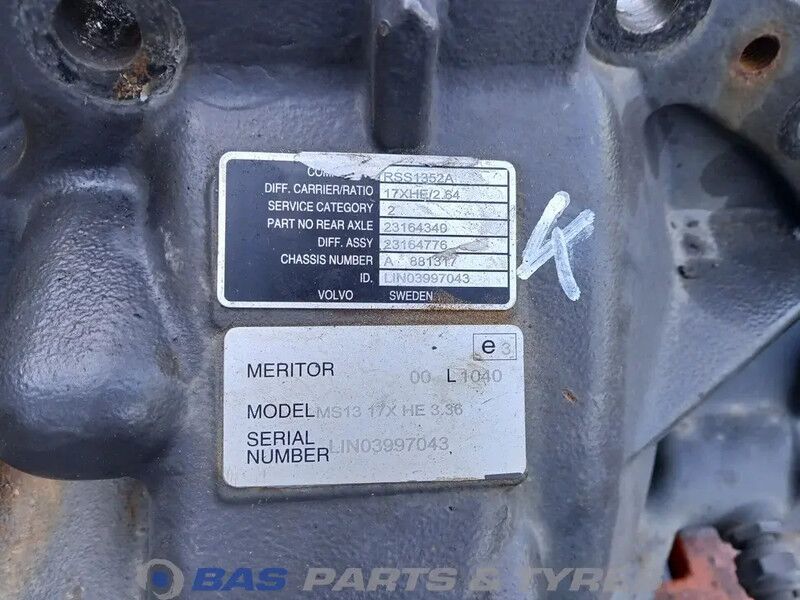 Volvo Differentieel Volvo RSS1352A RSS1352A - Дифференциал для Грузовиков: фото 5 Volvo Differentieel Volvo RSS1352A RSS1352A - Дифференциал для Грузовиков: фото 5