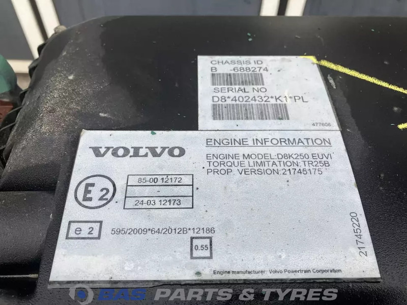 Volvo FL Euro 6 Motor Volvo D8K 250 K1 22027243 - Двигатель для Грузовиков: фото 5 Volvo FL Euro 6 Motor Volvo D8K 250 K1 22027243 - Двигатель для Грузовиков: фото 5