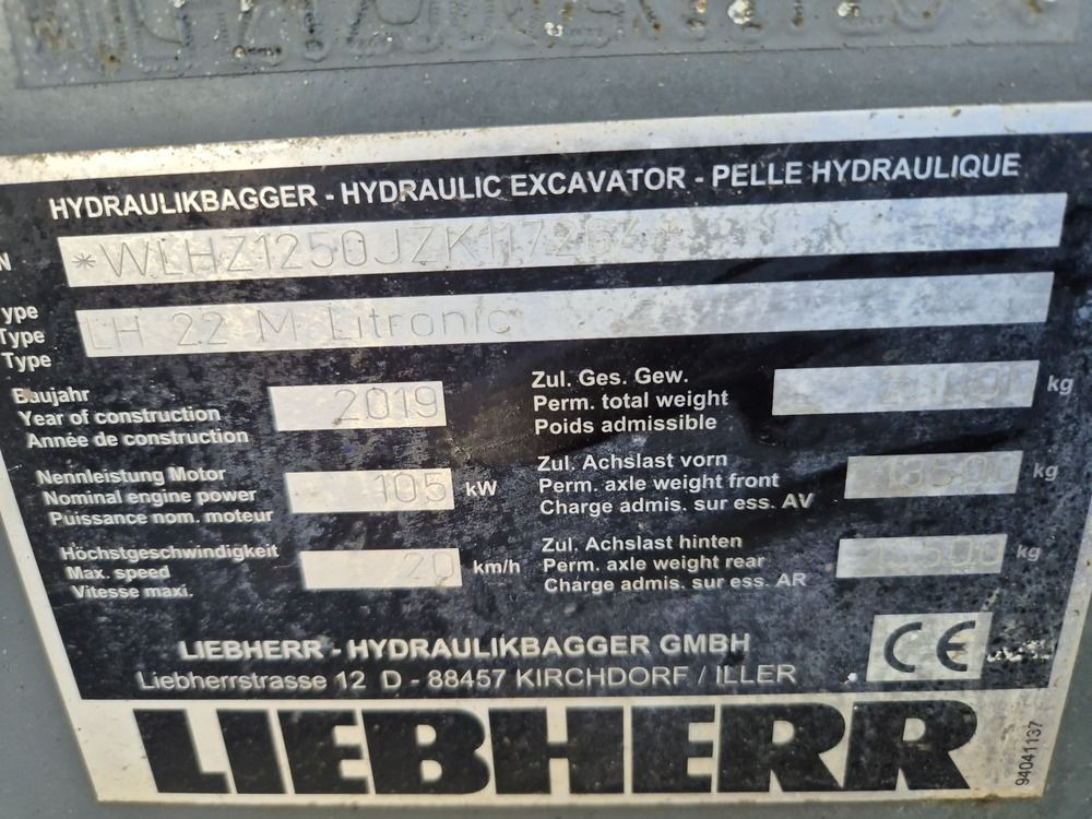 Перегружатель LIEBHERR LH22M: фото 8